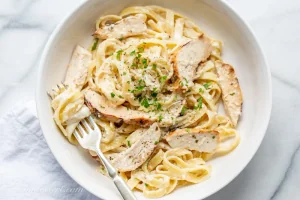 Grilled Chicken Alfredo